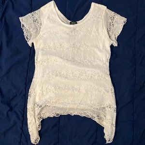 Shannon Ford New York white lace blouse